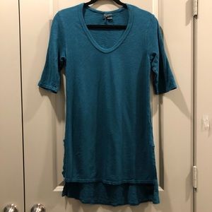 Anthropologie Left of Center Teal Blue Dimanche